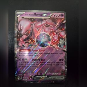 Team Rocket's Mewtwo EX Jumbo Pokémon Trading Card